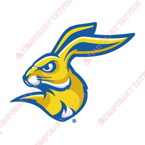 South Dakota State Jackrabbits Customize Temporary Tattoos Stickers NO.6226